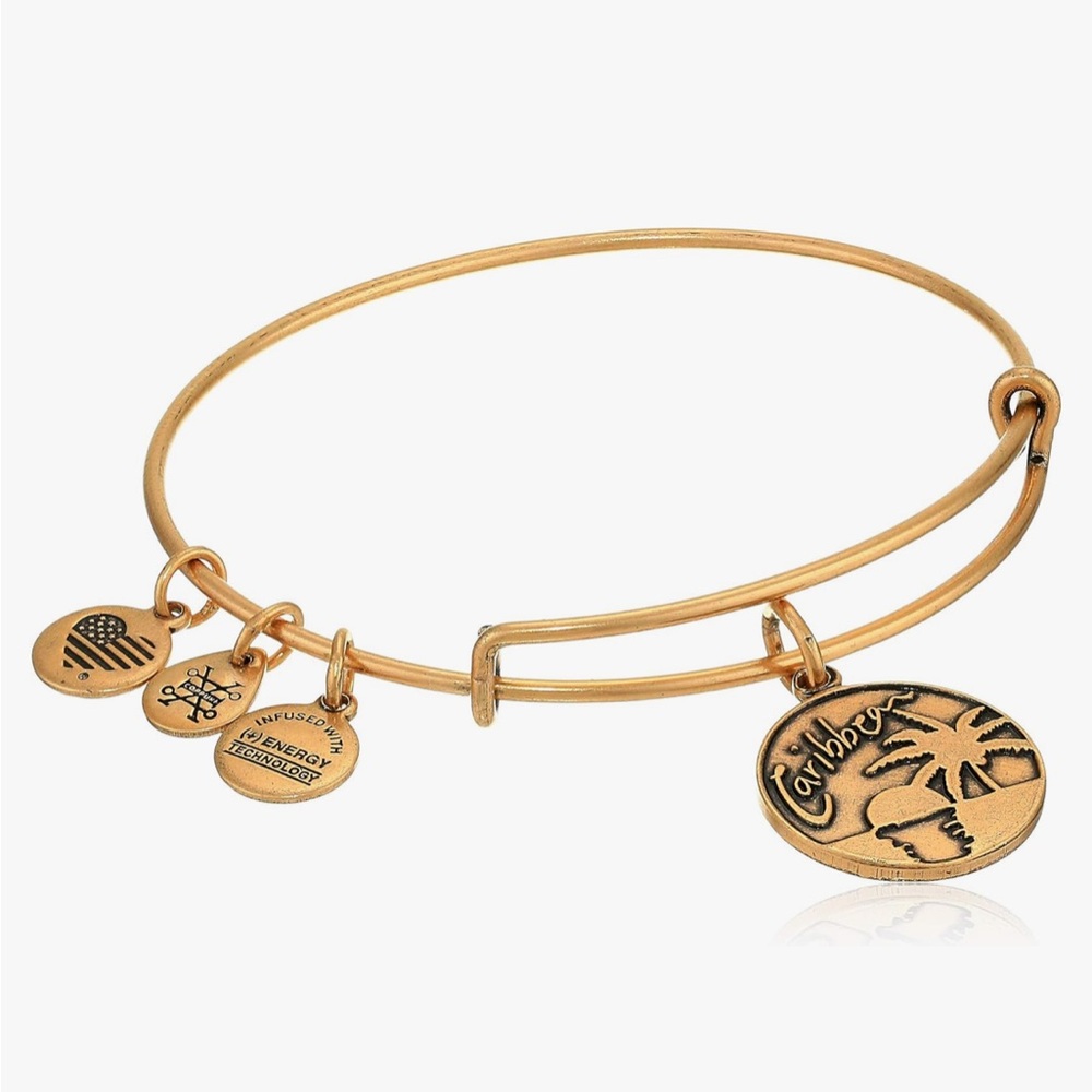 ALEX and ANI  Bangle Charm Bracelet "Caribbean"